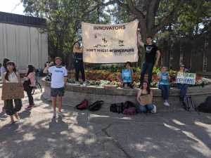 Fossil Free UW getting ready for Climate Strike, 2019